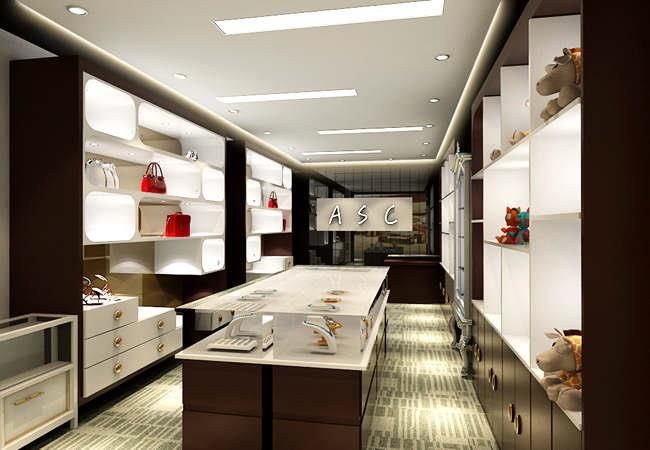 合肥步行街40平方包包精品專賣店裝修設(shè)計(jì)