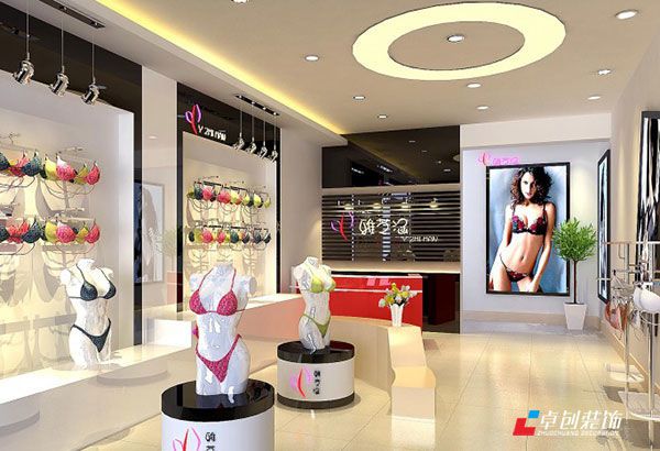 內衣店裝修效果圖,內衣店裝修設計圖片