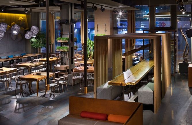 合肥餐飲店裝修設計中如何考慮餐廳設計原則