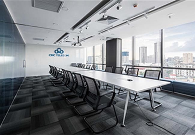 合肥電信公司辦公室裝修設計傳達年輕，靈活，專業的視覺感受