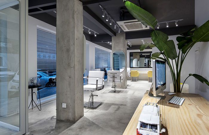 合肥美發店裝修,專業美發店設計
