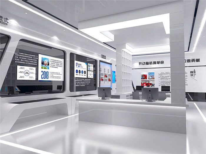 科技企業展廳設計圖欣賞效果圖欣賞