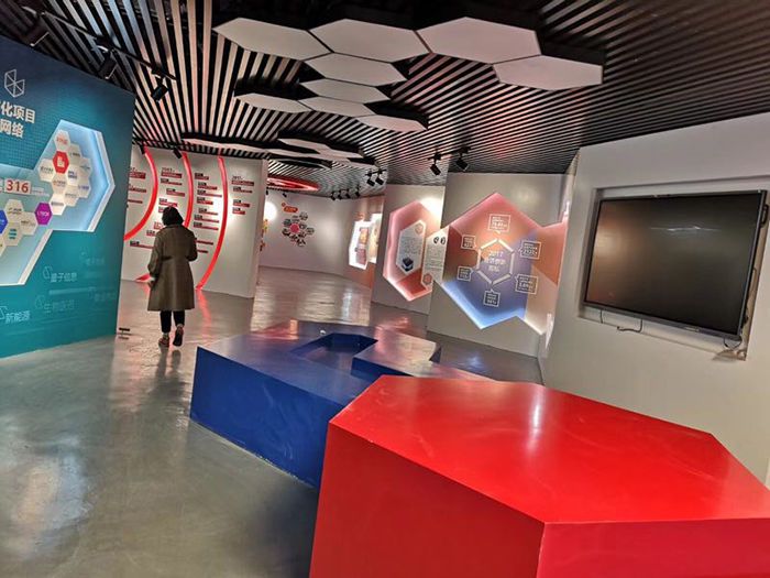 企業展廳裝修設計效果圖怎么設計公司發展歷程墻面？