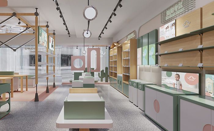 孕嬰店裝修效果圖_孕嬰店裝修設計圖片