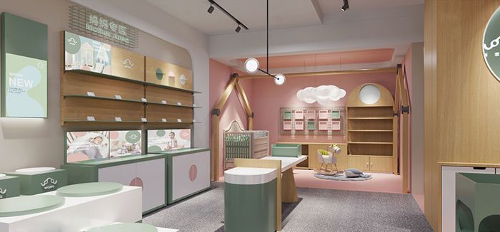 母嬰店裝修圖片_母嬰店裝修效果圖設計