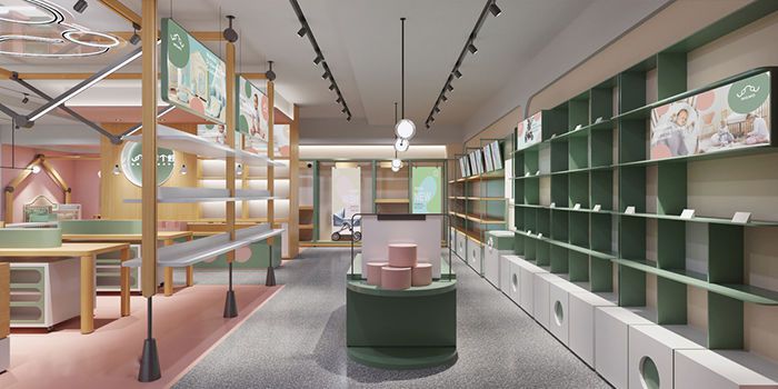 母嬰店裝修圖片_母嬰店裝修效果圖設計-母嬰用品店裝修