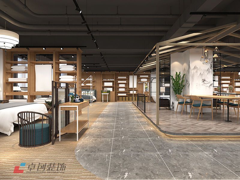 酒店用品展廳布草區裝修怎么設計