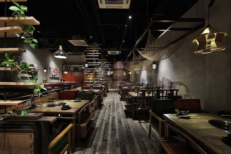 合肥火鍋店裝修設計效果圖