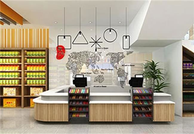 合肥浙商城紅酒館進(jìn)口食品展銷中心裝修設(shè)計(jì)