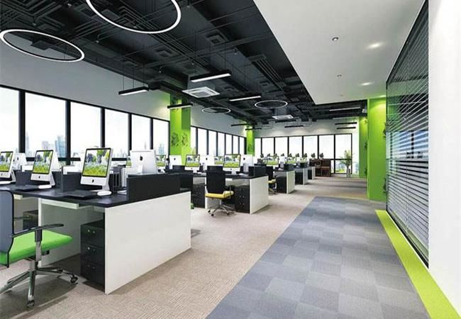 合肥辦公室裝修具有多種要素，典雅高貴強調時尚感