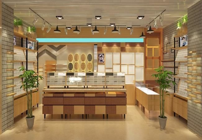 合肥眼鏡店裝修展示柜臺設計|更加貼近人性化