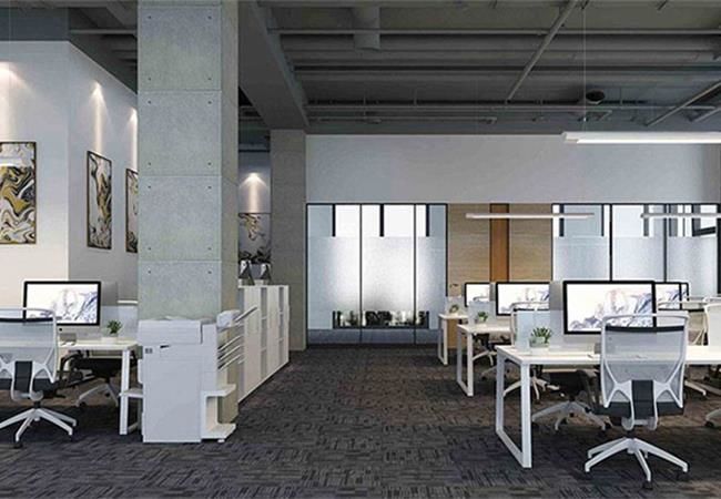 采用簡易風(fēng)格的合肥辦公室裝修_更加實(shí)用、通透