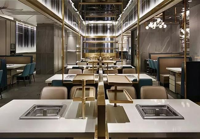 合肥火鍋店裝修公司_常用質感材料是哪些？