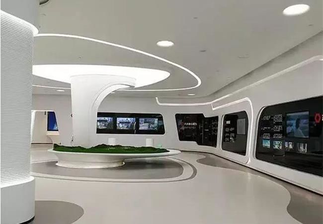 “科技+創意''打造一個高科技的合肥展廳空間裝修