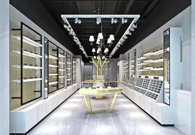 這樣設(shè)計合肥眼鏡店裝修，真的是絕絕子