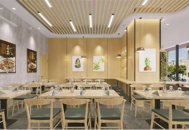 美觀又省錢的合肥餐飲店裝修，讓顧客感到溫暖，有食欲