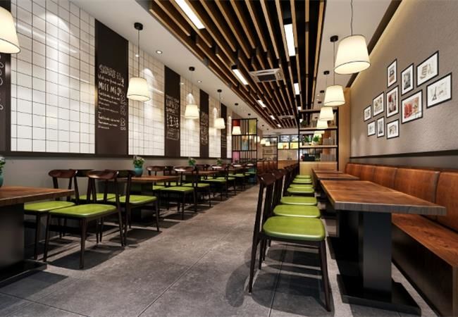 多種合肥快餐店裝修風，卓創任您挑選