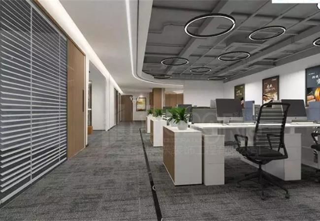 合理運用合肥辦公室空間裝修，綠色更突出