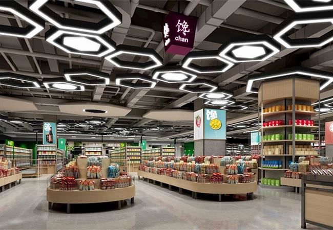 合肥超市裝修,超市吊頂設計材料有哪些?