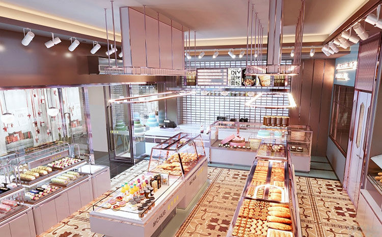 合肥烘焙店裝修布局與動線規劃怎么合理安排?